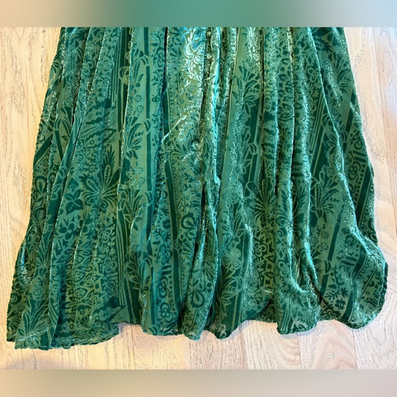 Anthropologie Catalina Burnout Velvet Maxi Dress - Picture 4 of 7